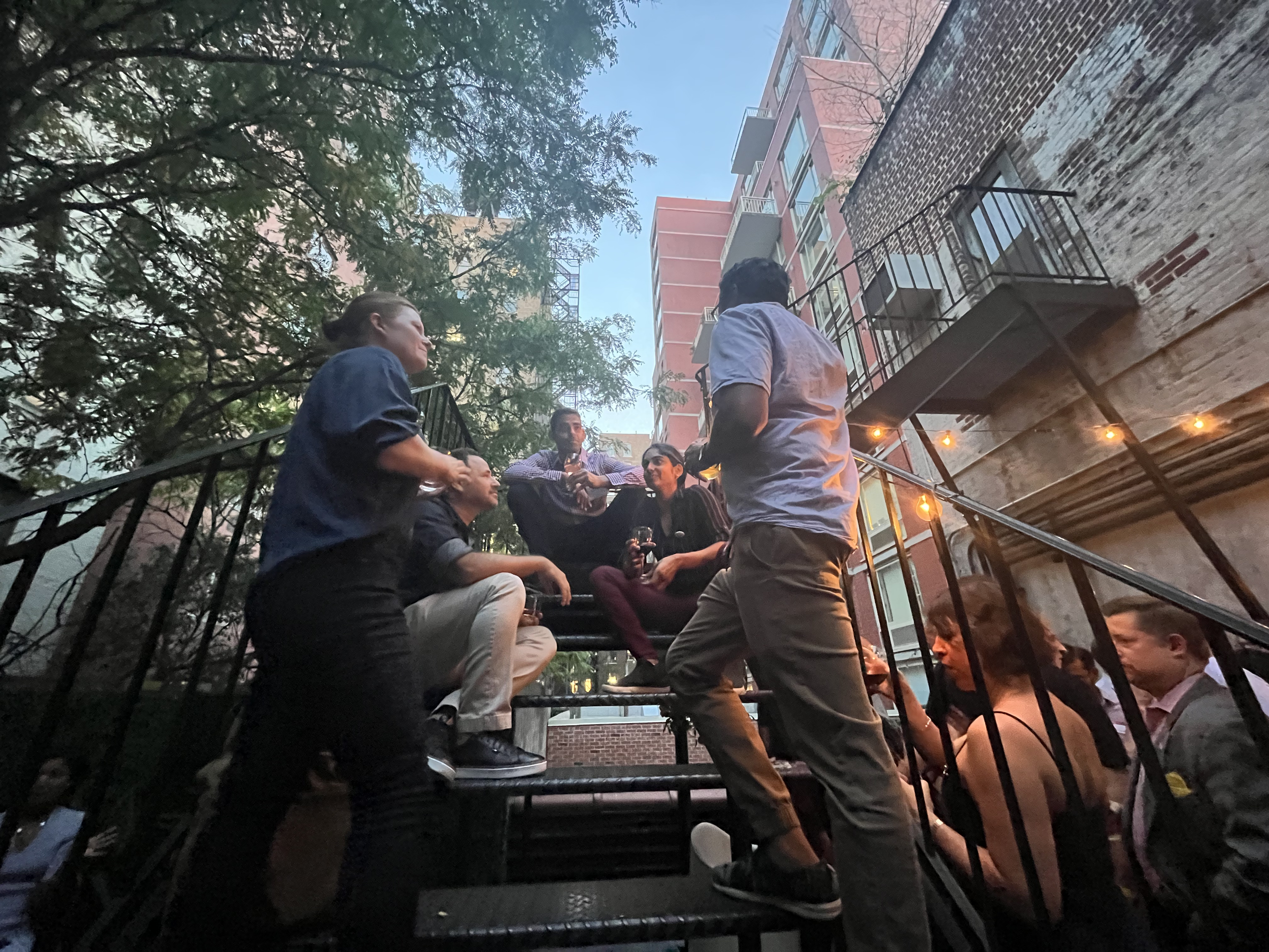  Members of the climate-tech ecosystem convene at a happy hour co-hosted by Activate and SOSV. 