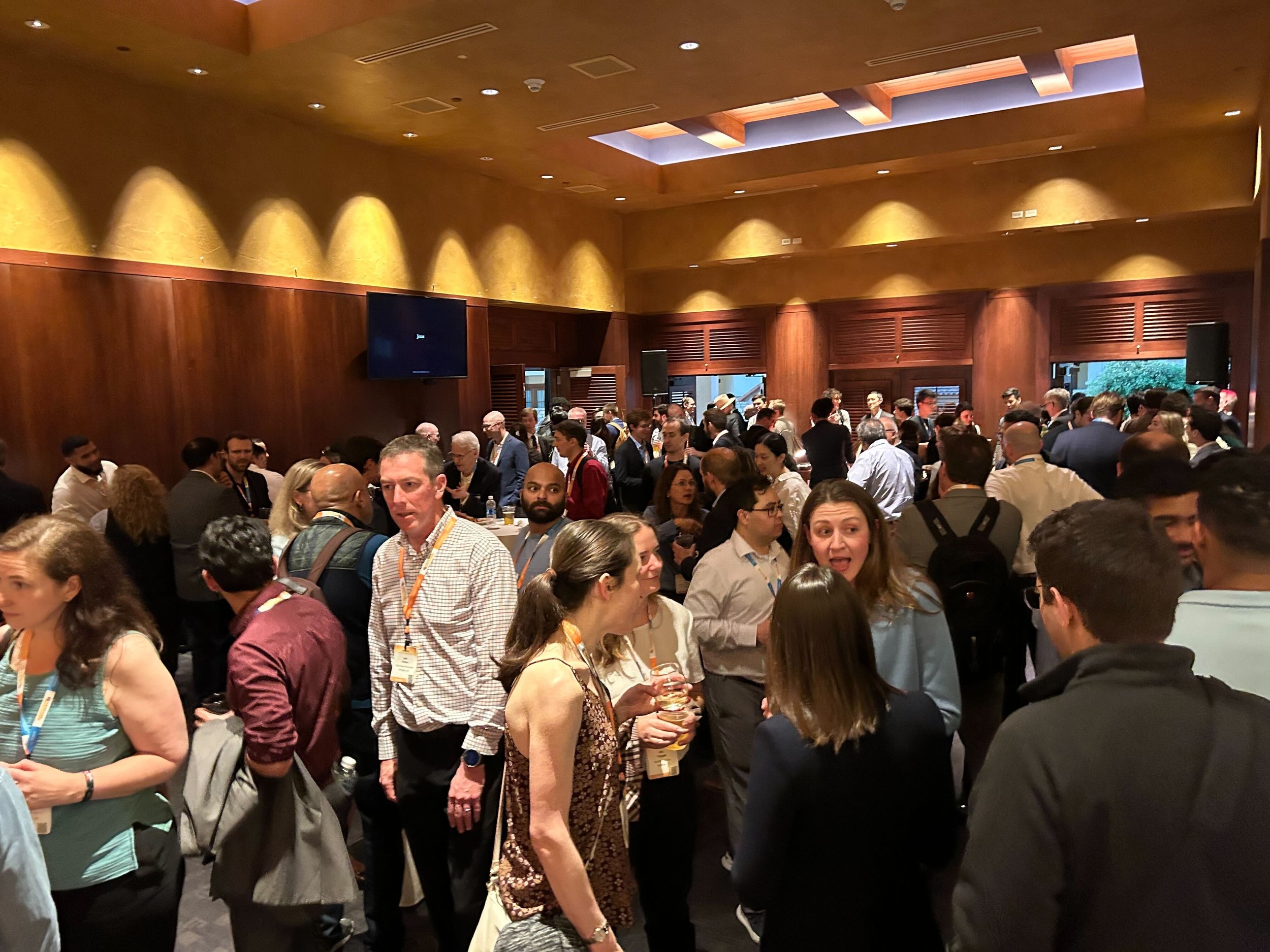 Attendees connect at the Activate's networking reception