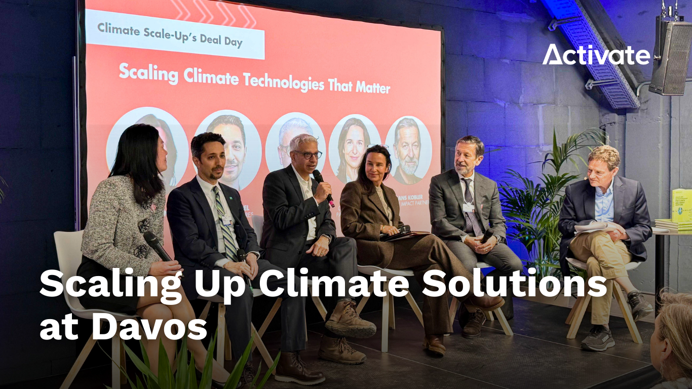 Scaling Up Climate Solutions at Davos